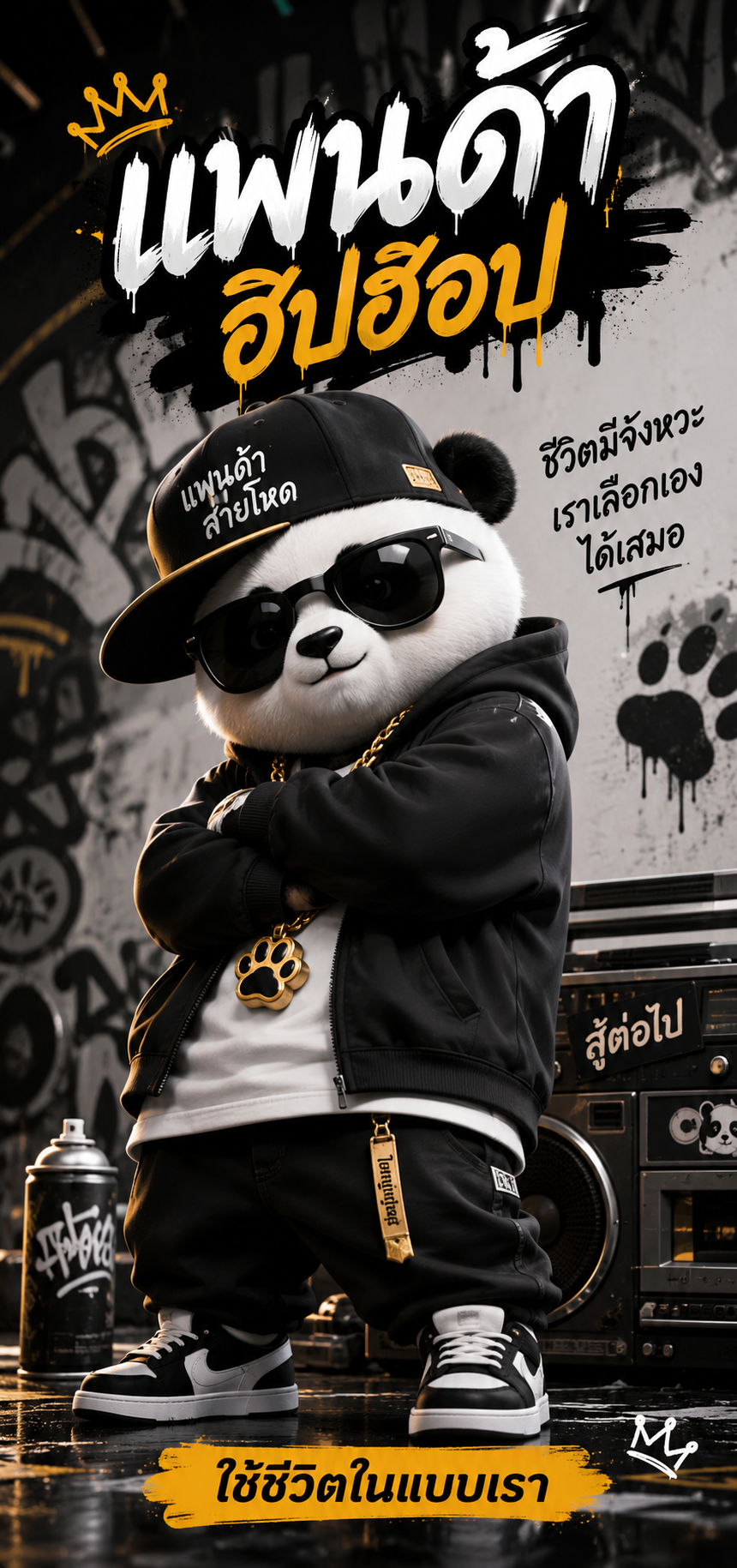 hiphop panda